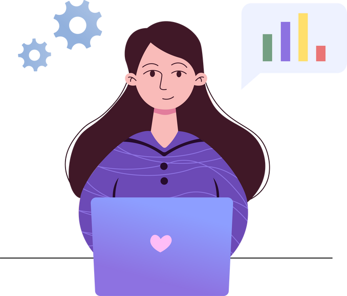 Creative Work Modern Flat Illustration